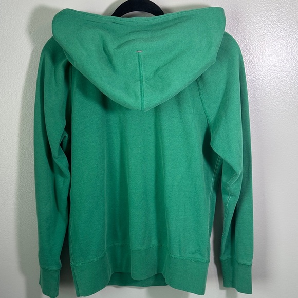 American Eagle Outfitters Women’s Green Sweatshirt with Pink Stitching Size M - Picture 4 of 4